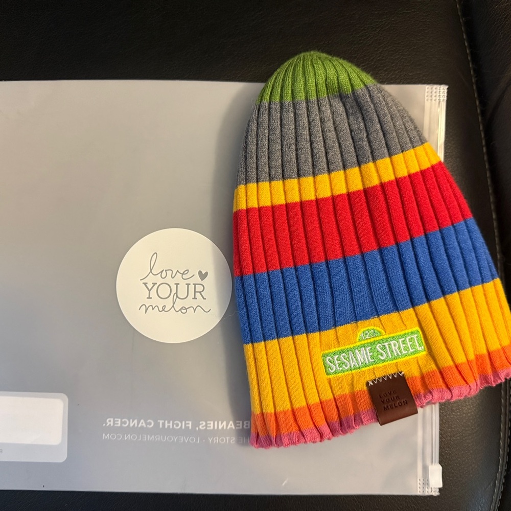 LOVE YOUR MELON Lightweight Toddler Sesame Street Beanie NWOT